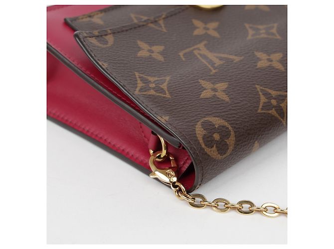 Louis Vuitton Bolso bandolera cartera Monogram Fleur Red - vista 10