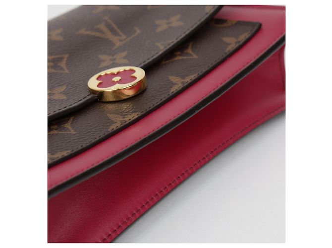 Louis Vuitton Bolso bandolera cartera Monogram Fleur Red - vista 12