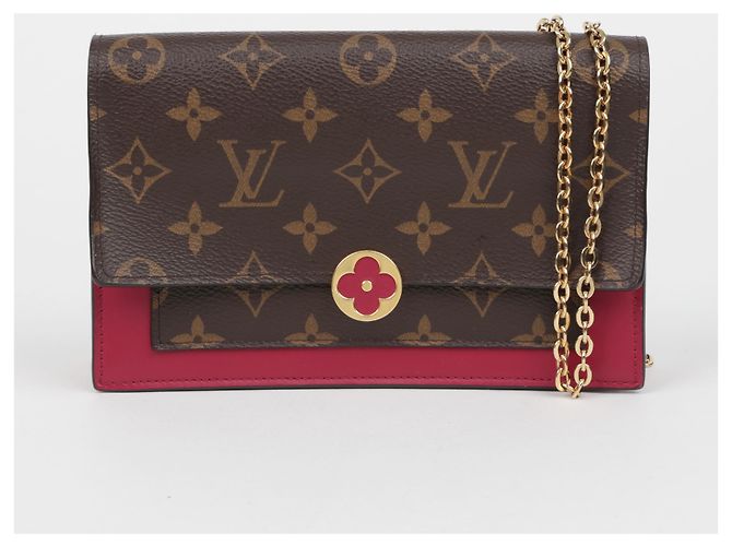 Louis Vuitton Bolso bandolera cartera Monogram Fleur Red - vista 2