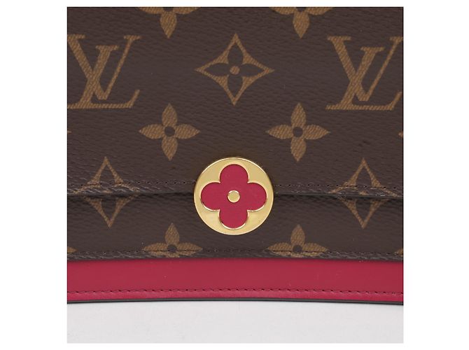 Louis Vuitton Bolso bandolera cartera Monogram Fleur Red - vista 3