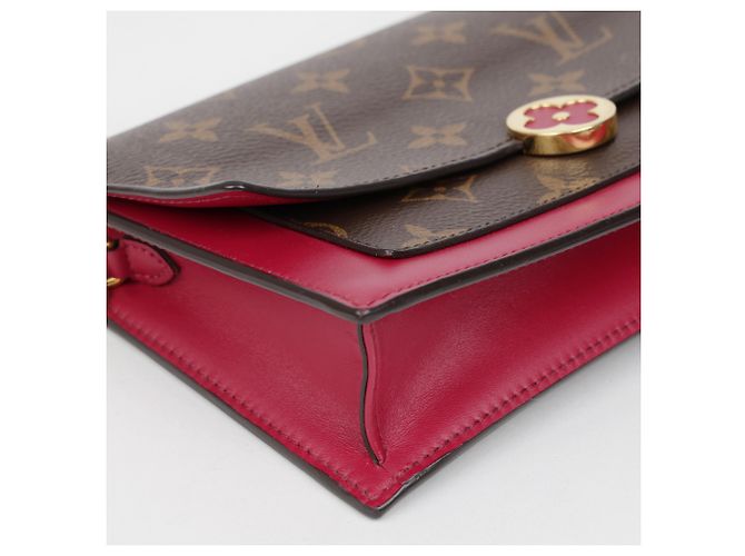 Louis Vuitton Bolso bandolera cartera Monogram Fleur Red - vista 6