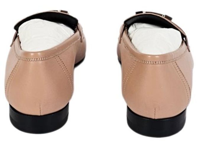 Hermès Mocassini da donna con fibbia e frange Beige Perlino - vista 11