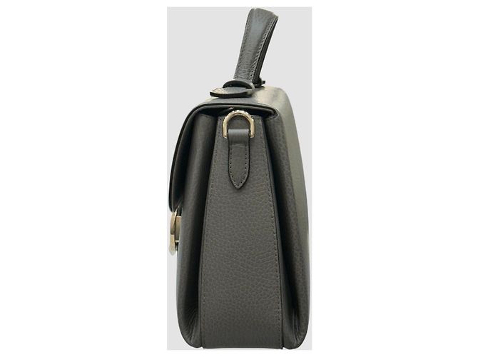 Gucci Borsa a tracolla con catena e manico superiore in pelle Grigio - vista 3