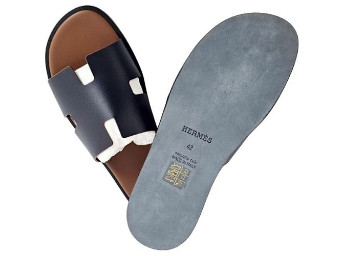 Hermès Sandali e Pantofole da Uomo Marine Gold - vista 11