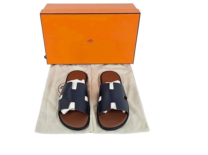 Hermès Sandali e Pantofole da Uomo Marine Gold - vista 12