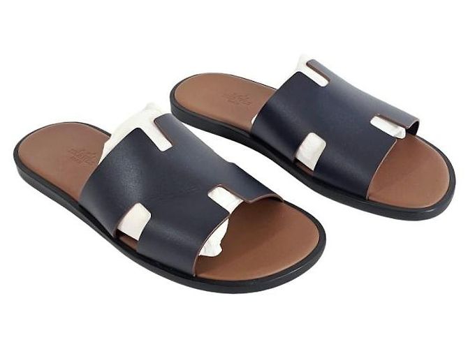 Hermès Sandali e Pantofole da Uomo Marine Gold - vista 7