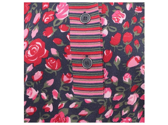Kenzo Kurzarm-Strickoberteil mit Rosendetail - Ansicht 4