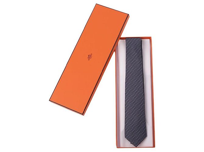 Hermès Cravatta dimostrativa Saddle - vista 11