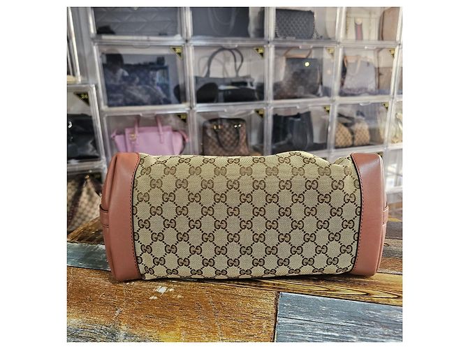 Gucci Borsa Shopper a Spalla in Jacquard Classico - vista 5