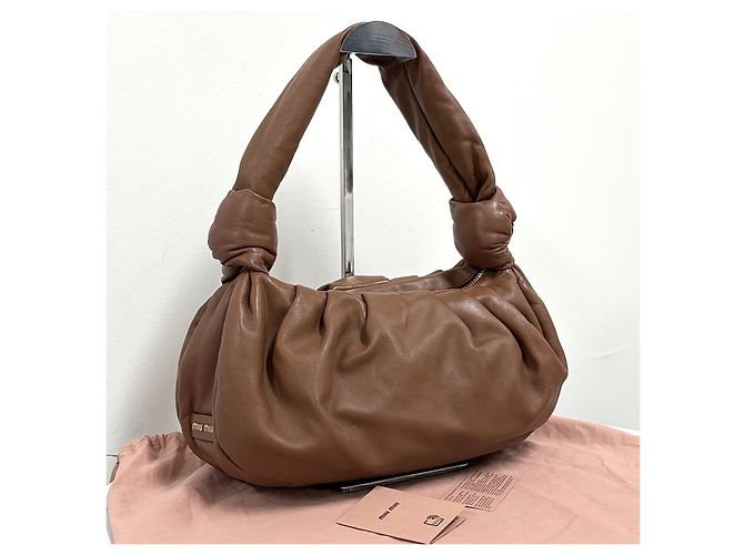 Miu Miu Borsa a tracolla in pelle Nappa - vista 3