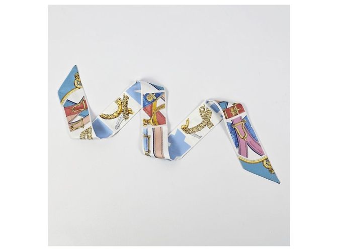 Hermès Twilly Women's Silk Scarf - view 10