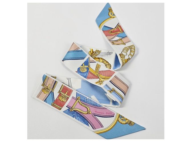 Hermès Twilly Women's Silk Scarf - view 11