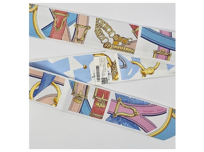 Hermès Twilly Women's Silk Scarf - view 12