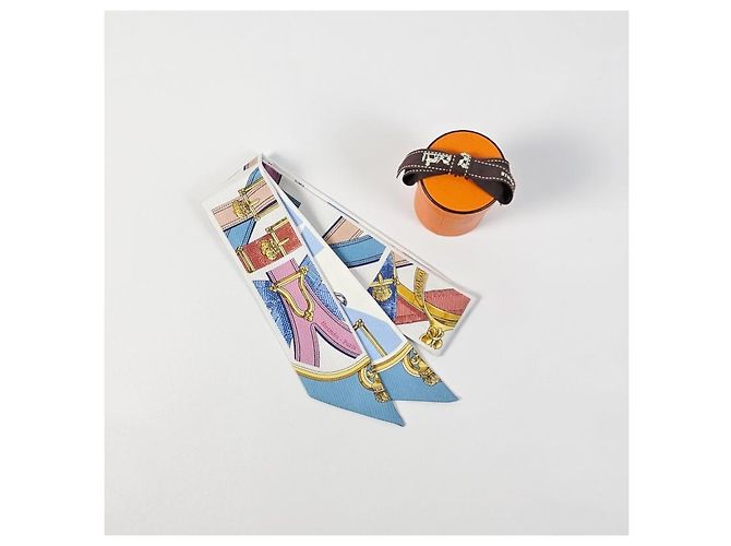Hermès Twilly Women's Silk Scarf - view 13