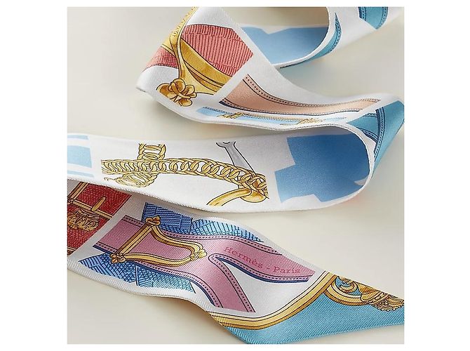 Hermès Twilly Women's Silk Scarf - view 4
