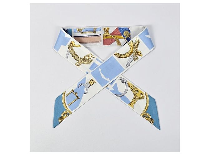 Hermès Twilly Women's Silk Scarf - view 8