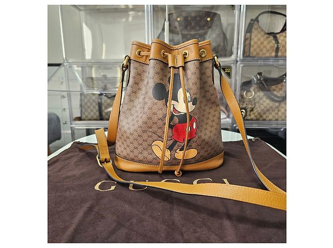 Gucci Borsa a secchiello Disney Mickey Mouse - vista 14