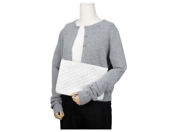 Clutch Goyard Sena MM Bianca - vista 12