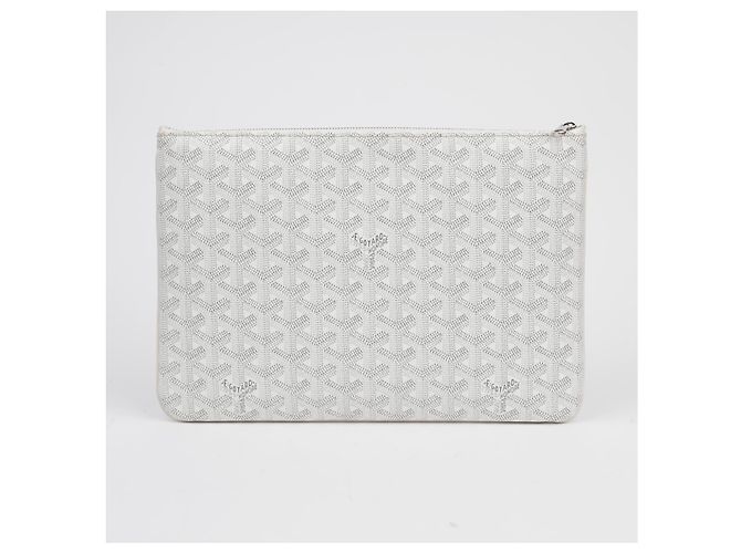Clutch Goyard Sena MM Bianca - vista 3