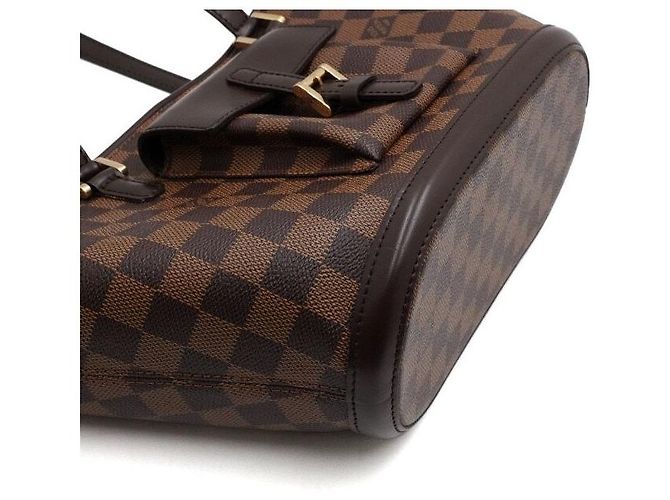 Louis Vuitton Borsa Tote e Borsa a Spalla Manosque PM in Tela Damier Ebene - vista 8