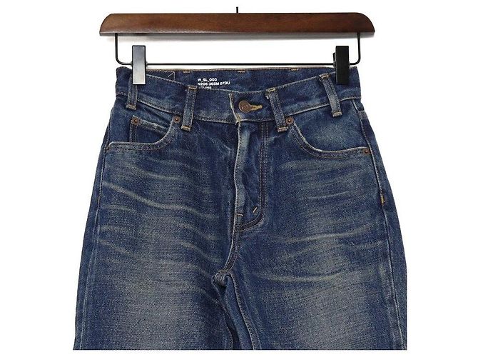 Céline Pantalones Slim de Denim Dark Union Wash para Mujer - vista 2