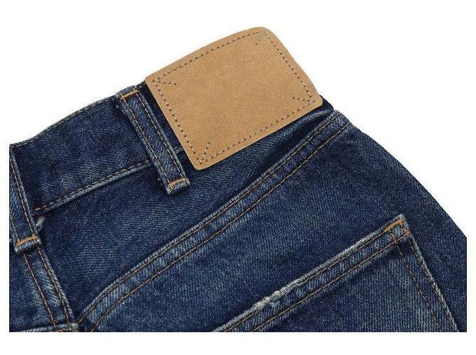 Céline Pantalones Slim de Denim Dark Union Wash para Mujer - vista 8