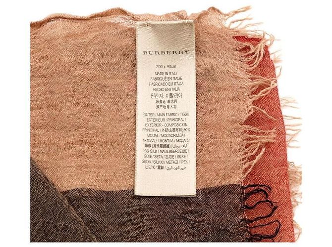 Burberry Modal Kaschmir Seiden Schal - Ansicht 4