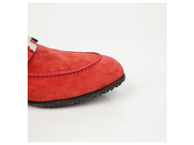 Hermès Stiefeletten aus Wildleder Braun Größe 38 - Ansicht 12
