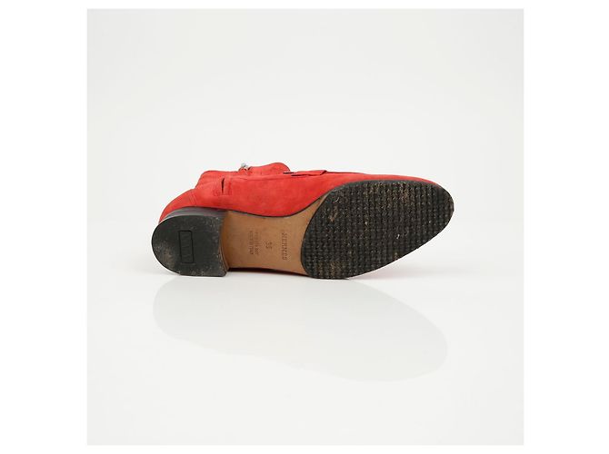 Hermès Stiefeletten aus Wildleder Braun Größe 38 - Ansicht 16