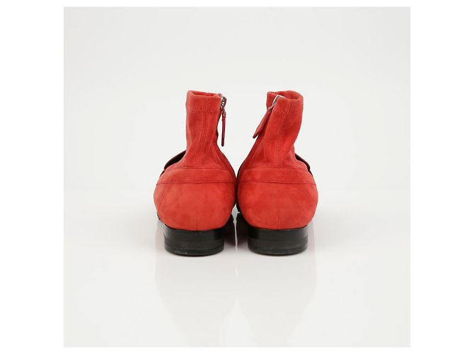 Hermès Stiefeletten aus Wildleder Braun Größe 38 - Ansicht 7