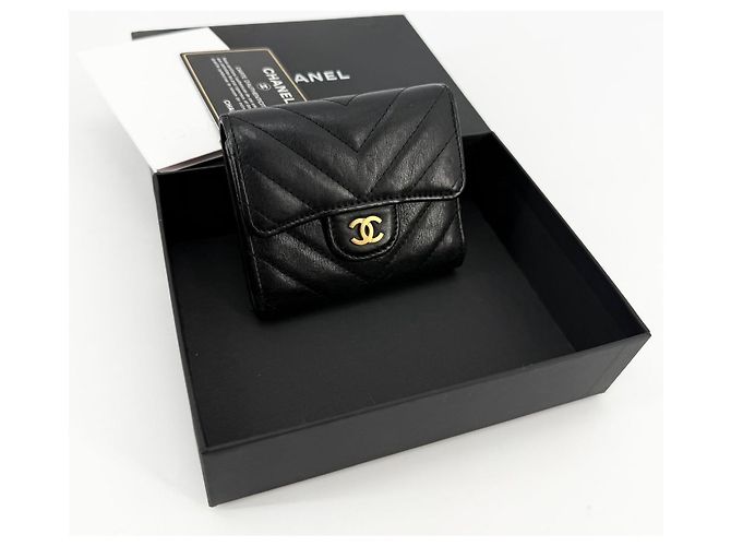 Chanel Cartera de piel de oveja Chevron - vista 2