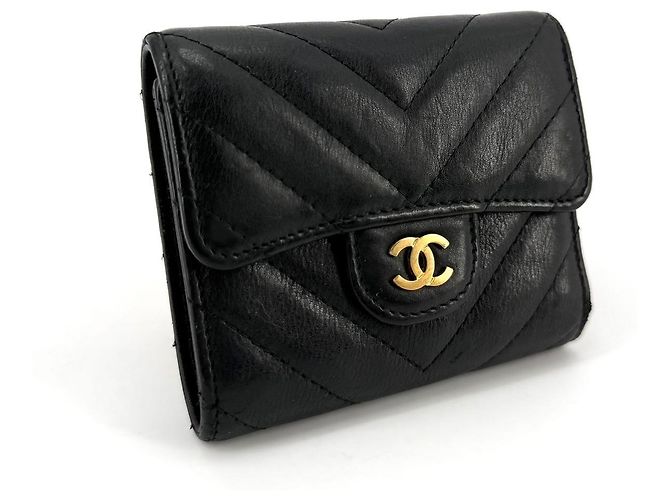 Chanel Cartera de piel de oveja Chevron - vista 3