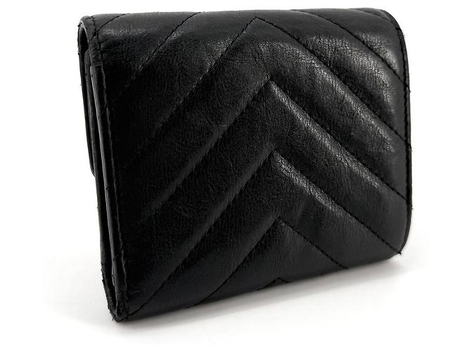 Chanel Cartera de piel de oveja Chevron - vista 4