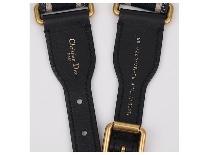 Dior Cintura Oblique Blue Gold - vista 2