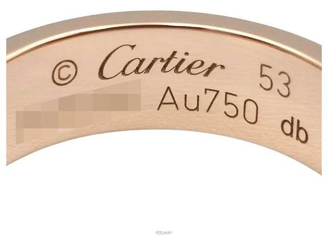 Anillo Cartier Love Oro Rosa - vista 3