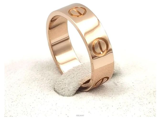 Anillo Cartier Love Oro Rosa - vista 5
