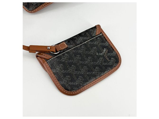 Borsa tote Goyard Mini Anjou Marrone - vista 9