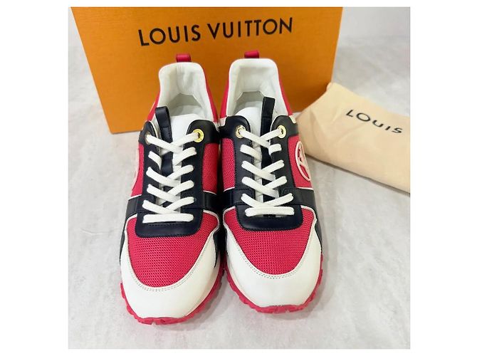 Louis Vuitton Sneakers Runaway Gold Red - vista 3