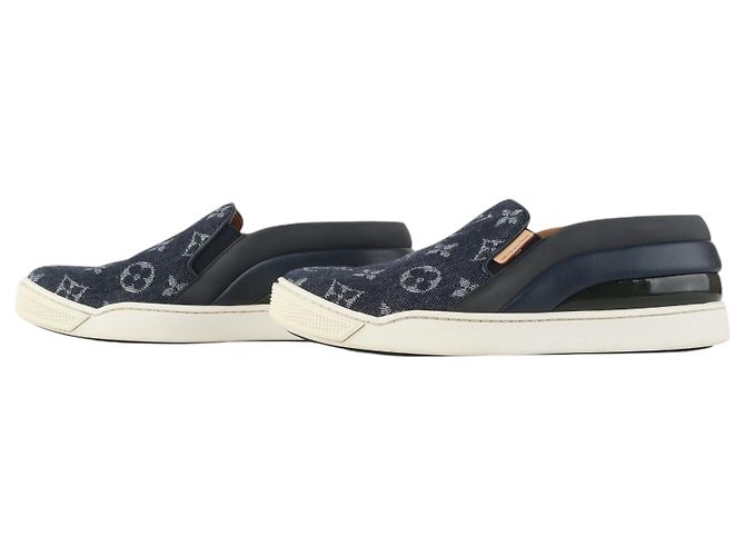 Louis Vuitton Monogram Denim Tempo Slip-On Sneaker Größe - Ansicht 5