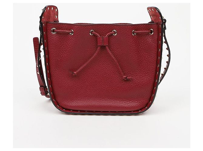 Valentino Borsa a secchiello Rockstud a tracolla - vista 2