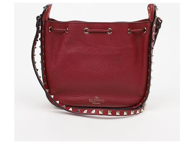 Valentino Borsa a secchiello Rockstud a tracolla - vista 4