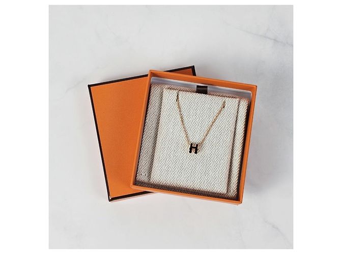 Hermès Mini Pop Anhängerkette Roségold - Ansicht 11