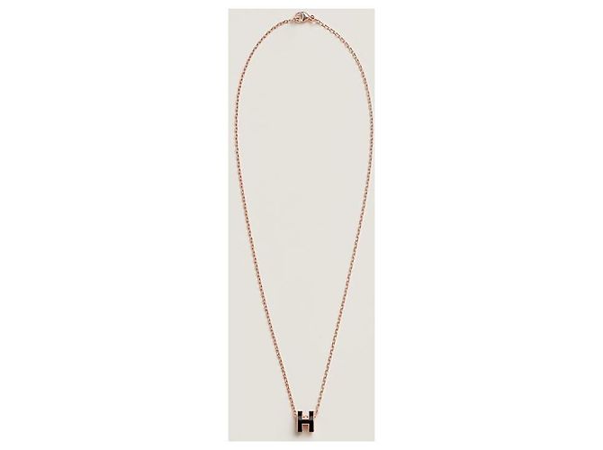 Hermès Mini Pop Anhängerkette Roségold - Ansicht 3