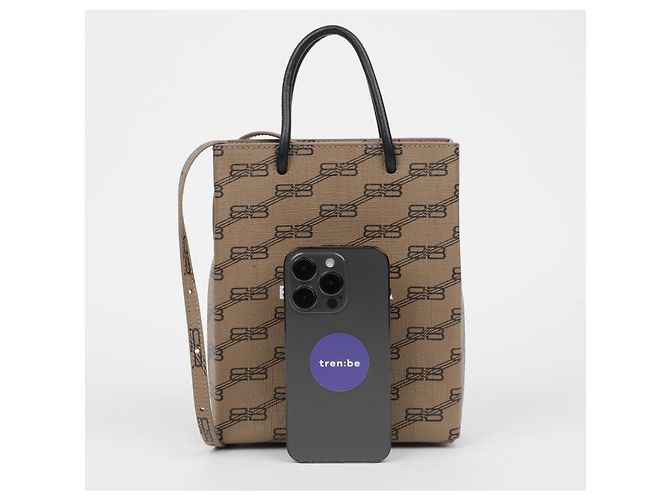 Balenciaga Borsa a spalla tote Monogram - vista 14