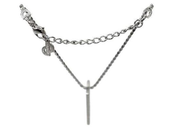 Dior Pulseira de Prata com Placa Cúbica - vista 3