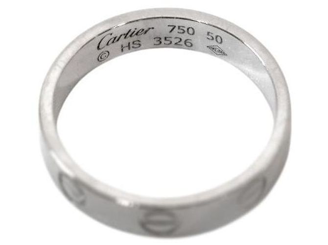 Cartier Love Ring aus Weißgold Größe - Ansicht 5