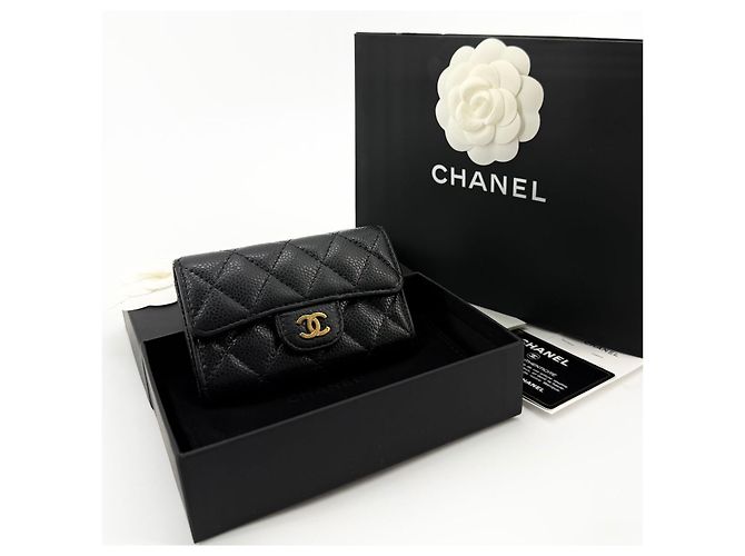 Chanel Klassischer Kartenhalter Caviar Gold - Ansicht 2