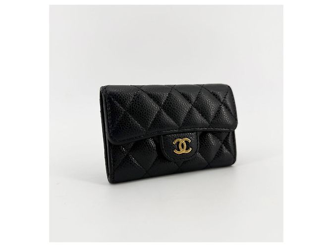Chanel Klassischer Kartenhalter Caviar Gold - Ansicht 3