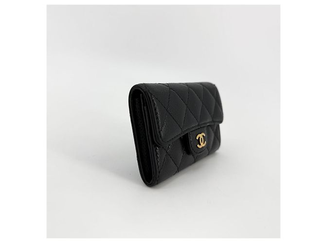 Chanel Klassischer Kartenhalter Caviar Gold - Ansicht 6