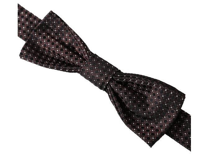 Dolce & Gabbana Papillon da uomo Brown Fantasy Silk con collo regolabile - vista 2